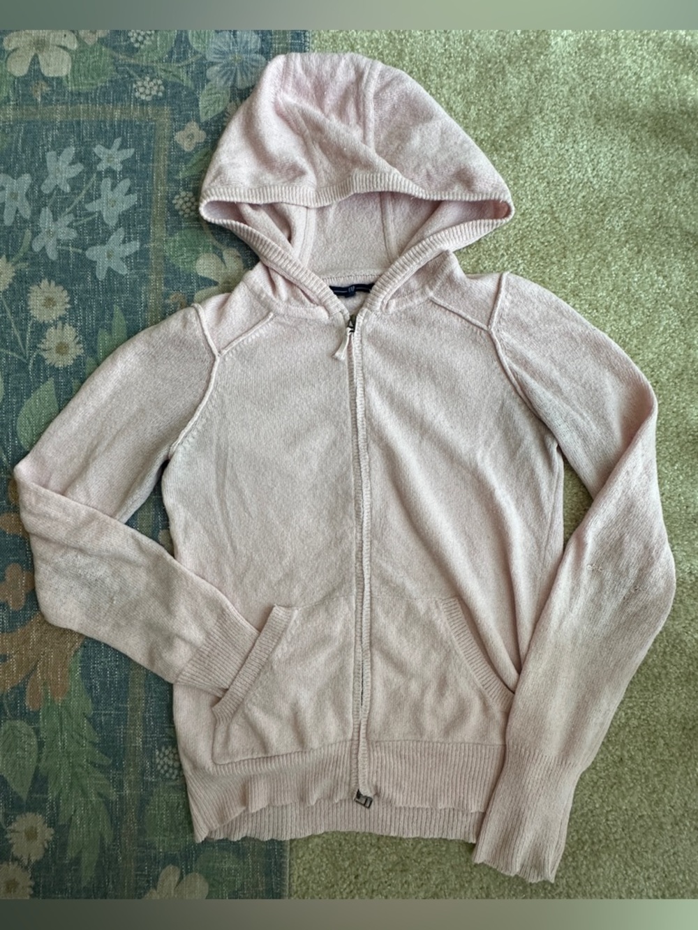 GAP Light Pink Zip Hoodie Sweater